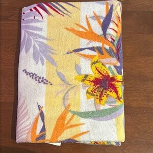 Floral Multicolor Bath Towel